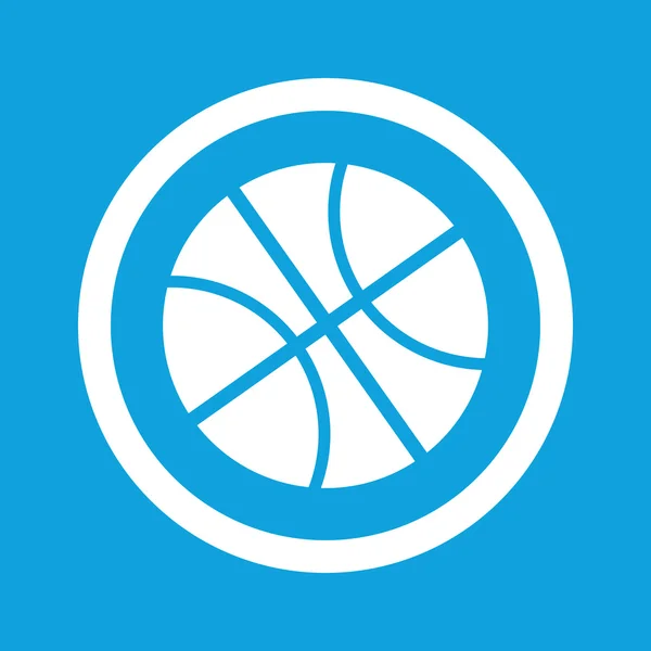 Icône panneau de basket-ball — Image vectorielle