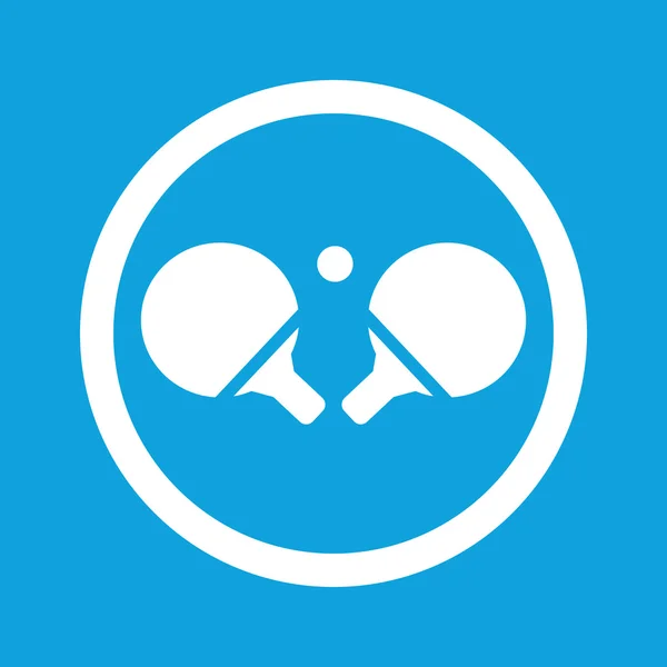 Panneau de ping-pong icône — Image vectorielle