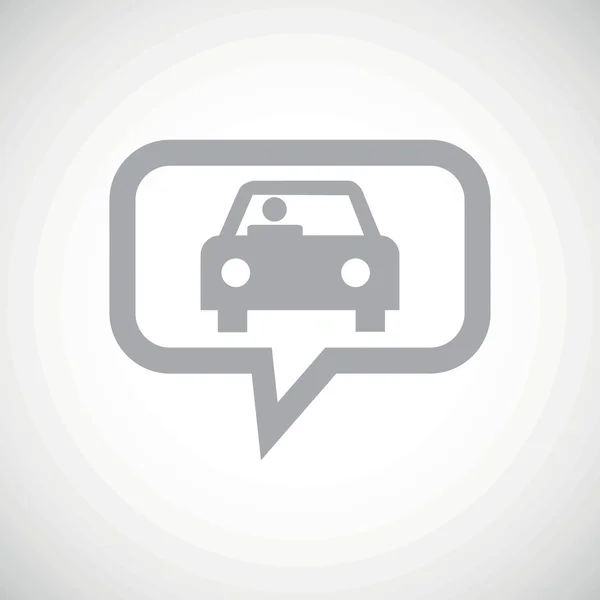 Car grey message icon — 图库矢量图片