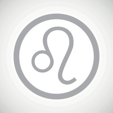 Gri aslan işareti simgesi