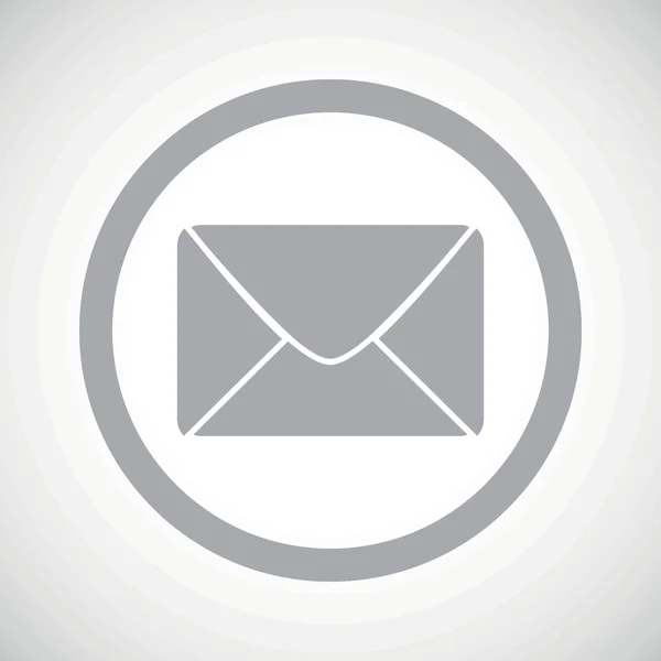 Icône signe lettre grise — Image vectorielle