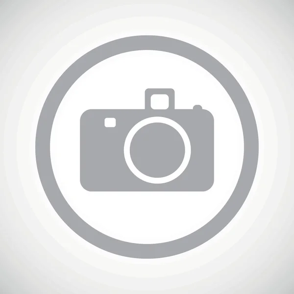 Grey camera sign icon — Stock Vector
