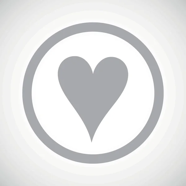 Grey hearts sign icon — Stock Vector