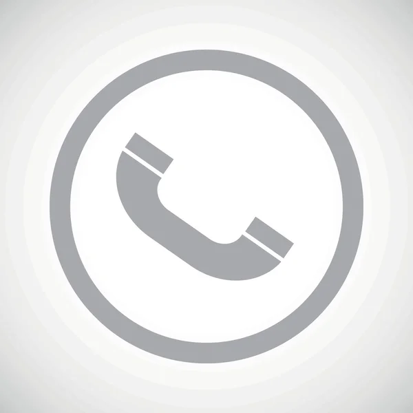 Grey call sign icon — Stock Vector