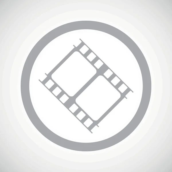 Grey movie sign icon — Stock Vector