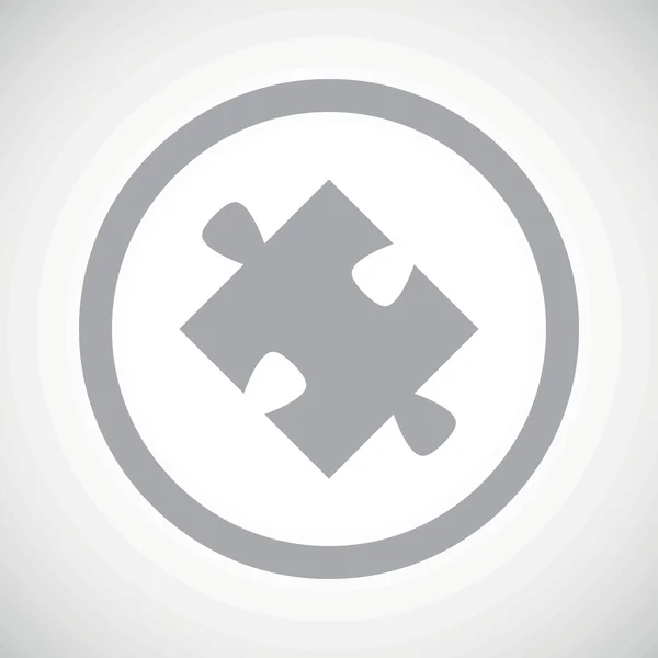 Grey puzzle sign icon — Stock vektor