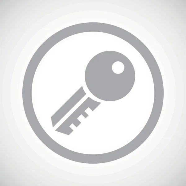 Grey key sign icon — Stockvector