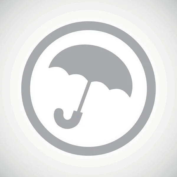 Grey umbrella sign icon — Stock Vector