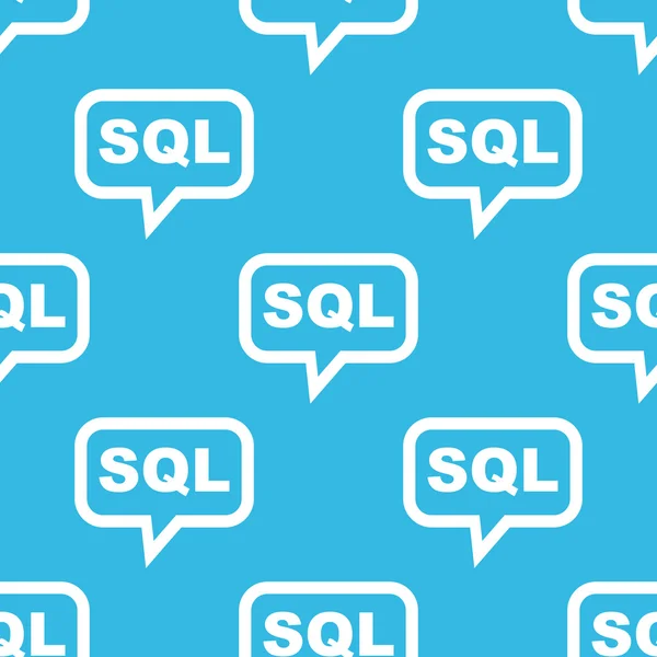 Modèle de message SQL — Image vectorielle