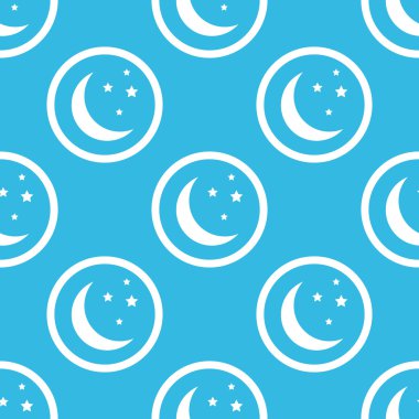 Night sign blue pattern