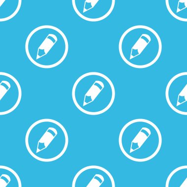 Pencil sign blue pattern
