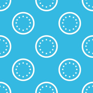 Europen Union sign blue pattern