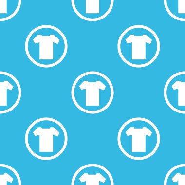 T-shirt sign blue pattern
