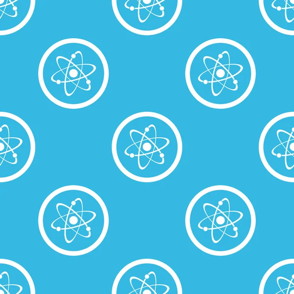 Atom sign blue pattern — Wektor stockowy