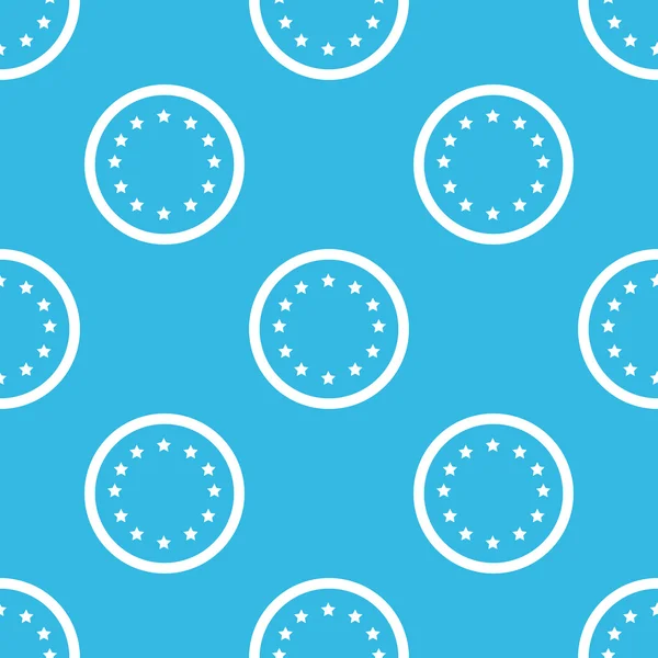 Panneau de l'Union européenne motif bleu — Image vectorielle