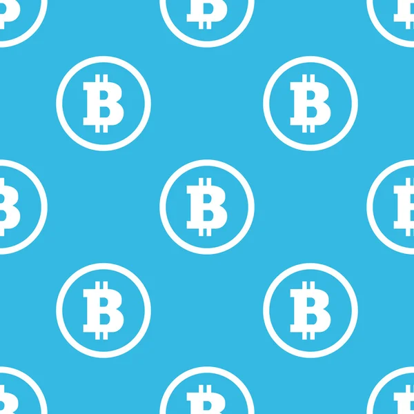 Bitcoin sign blue pattern — 스톡 벡터