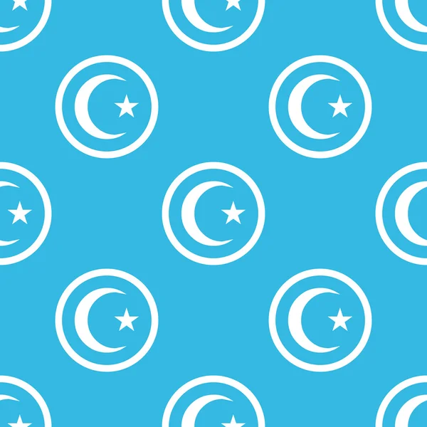 Turcia simbol semn model albastru — Vector de stoc