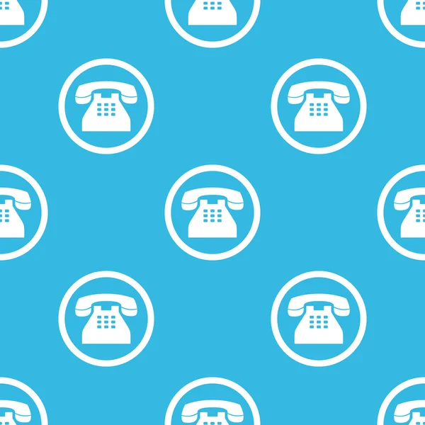 Phone sign blue pattern — Wektor stockowy