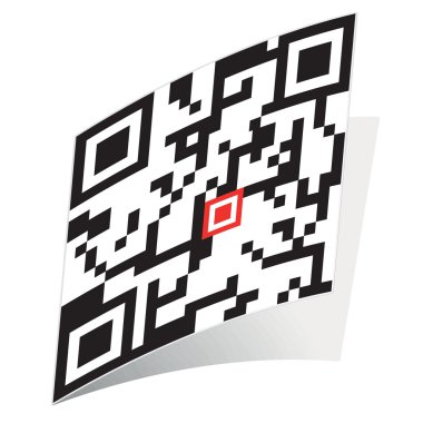 Kare Qr-code etiket