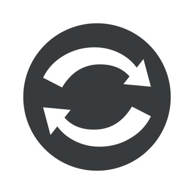 Tek renkli yuvarlak Satım simgesi