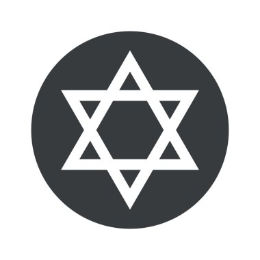Yuvarlak Star of David simgesi