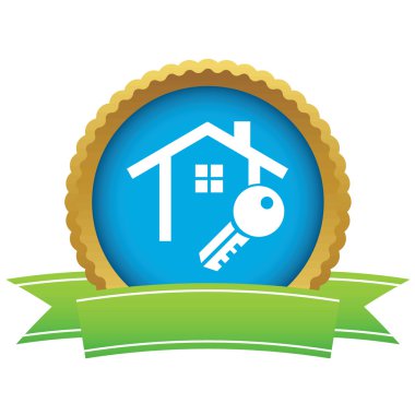 House key certificate icon