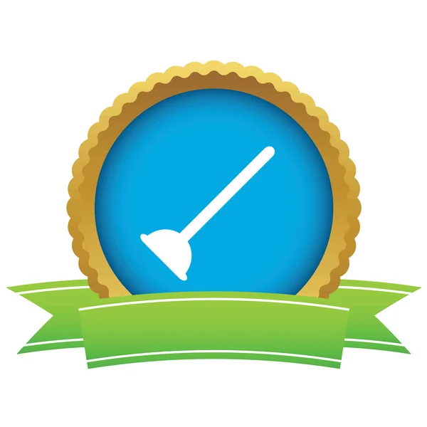 Plunger certificate icon — Wektor stockowy