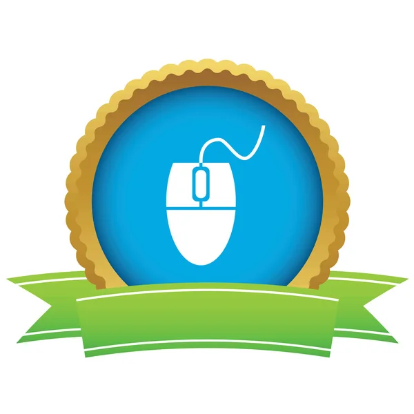 Mouse controller certificate icon — Stock Vector