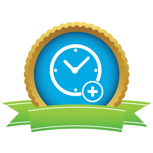 Add time certificate icon — Stock Vector