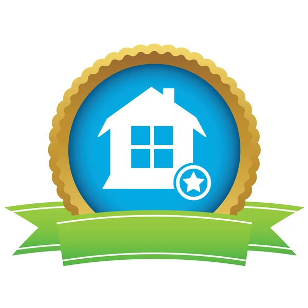 Favorite house certificate icon — Stockový vektor