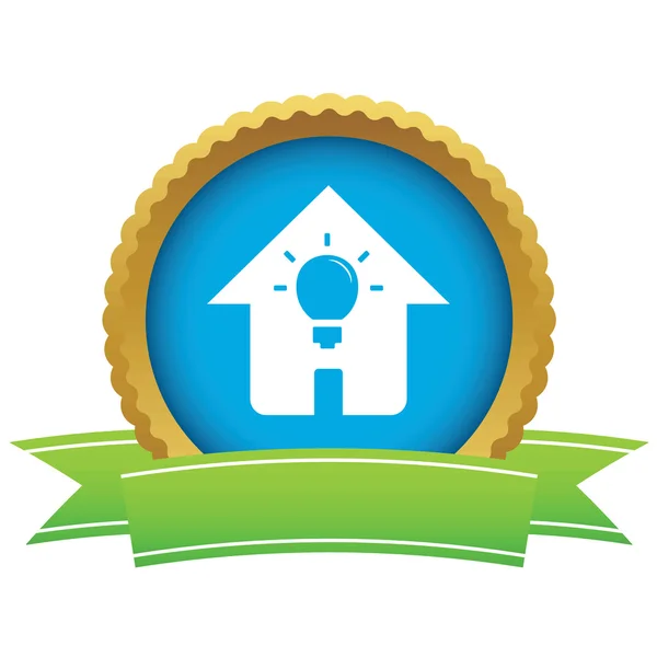 House light certificate icon — Stok Vektör
