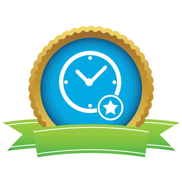 Best time certificate icon — Stock Vector