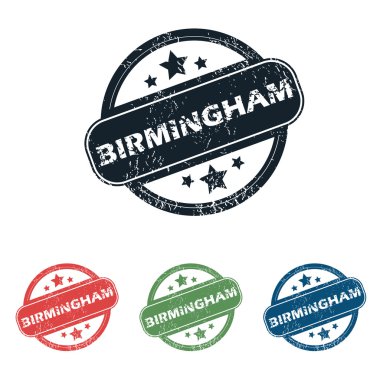 Yuvarlak Birmingham şehir pul seti