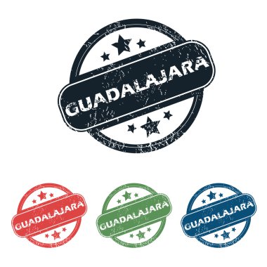 Yuvarlak Guadalajara şehir pul seti