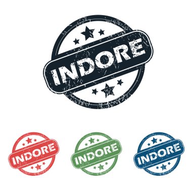 Yuvarlak Indore şehir pul seti