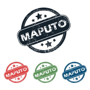 Yuvarlak Maputo şehir pul seti