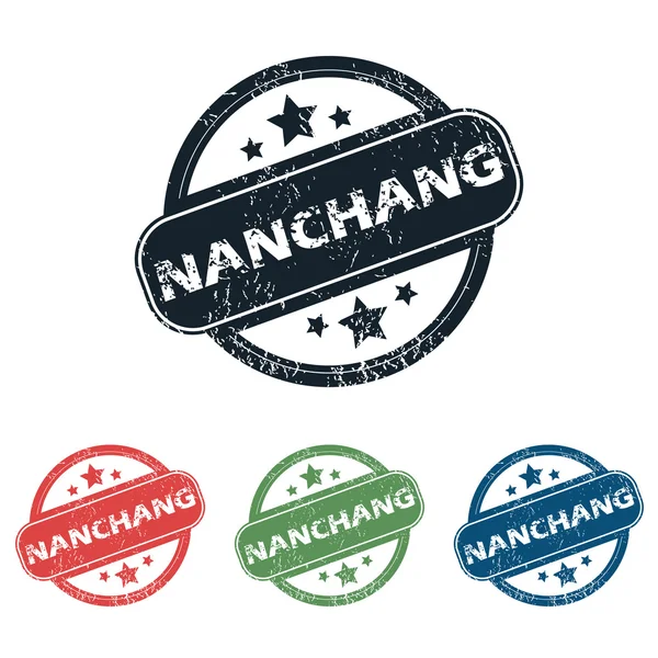 Γύρος πόλης Nanchang σειρά γραμματοσήμων — Διανυσματικό Αρχείο