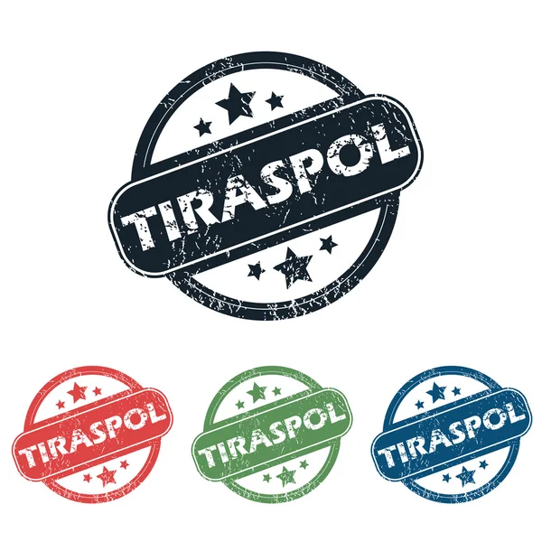 Γύρος πόλης Τιρασπόλ σειρά γραμματοσήμων — Διανυσματικό Αρχείο