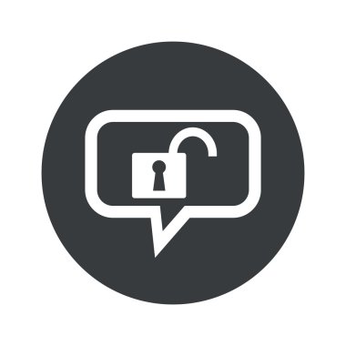 Yuvarlak kilidi iletişim simgesi