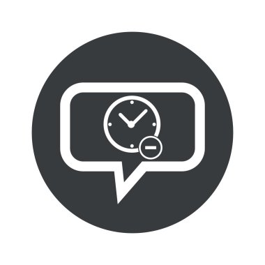 Yuvarlak Saat iletişim simgesini azaltmak