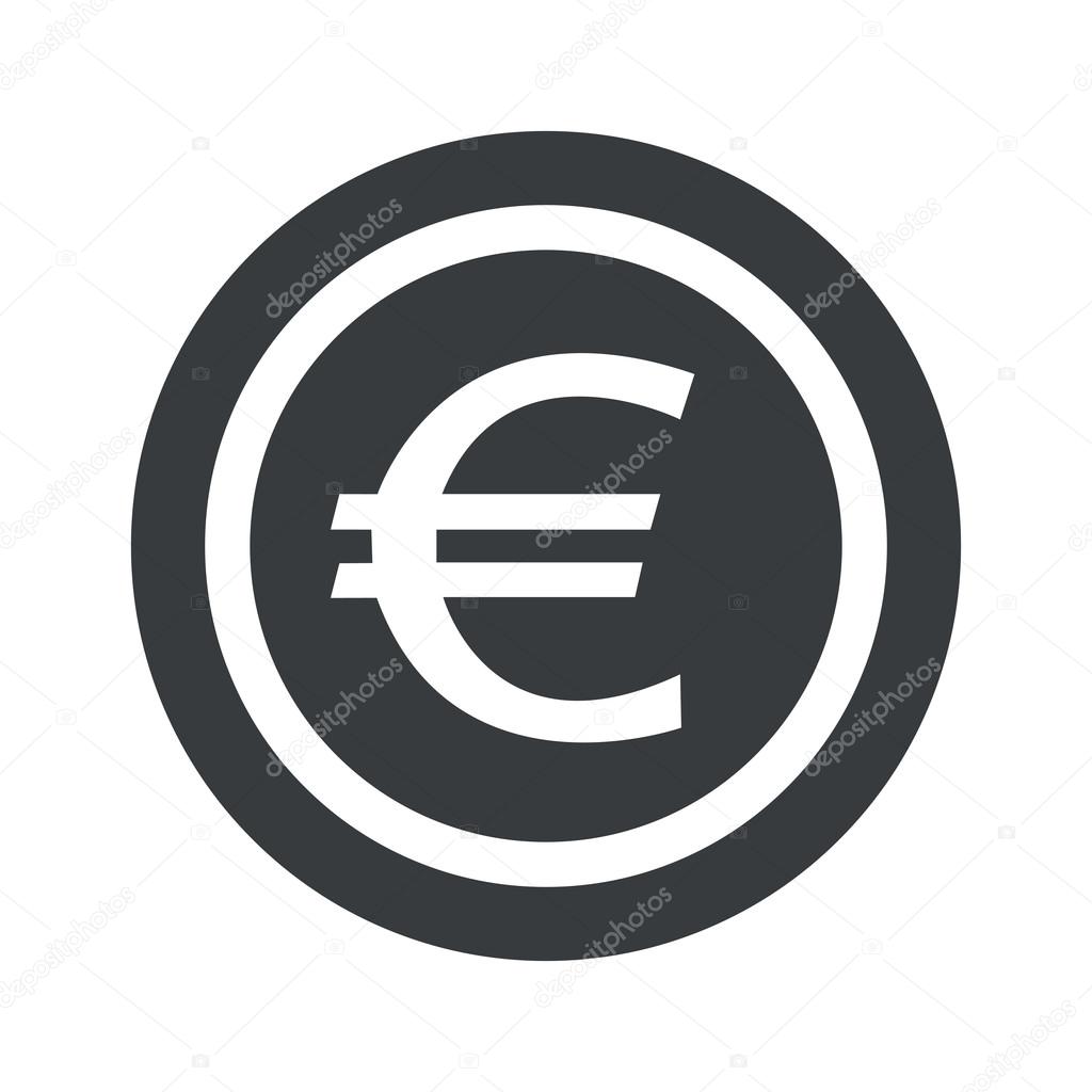 圆形黑色欧元符号图库矢量图©ylivdesign 77971008