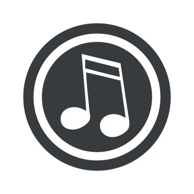 Yuvarlak siyah 16 işareti not