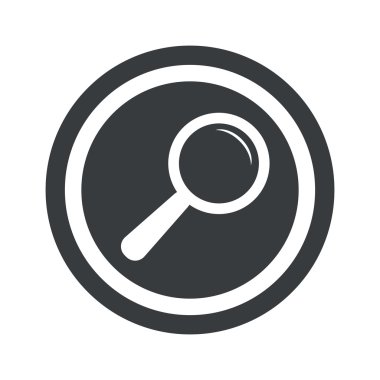 Yuvarlak siyah arama işareti