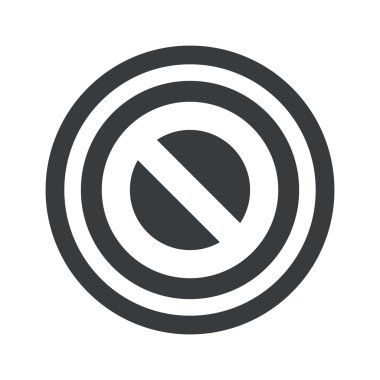 Yuvarlak siyah iz yok