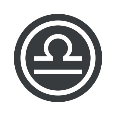 Yuvarlak siyah Terazi üye