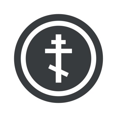 Yuvarlak siyah işareti Ortodoks