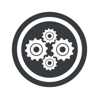 Yuvarlak siyah SMM işareti