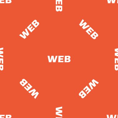 Turuncu Web deseni