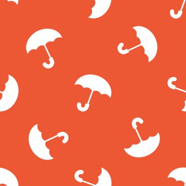 Turuncu şemsiye desen