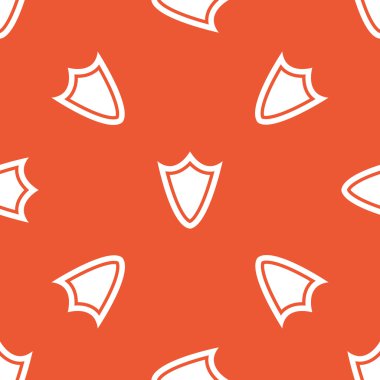 Turuncu kalkan desen